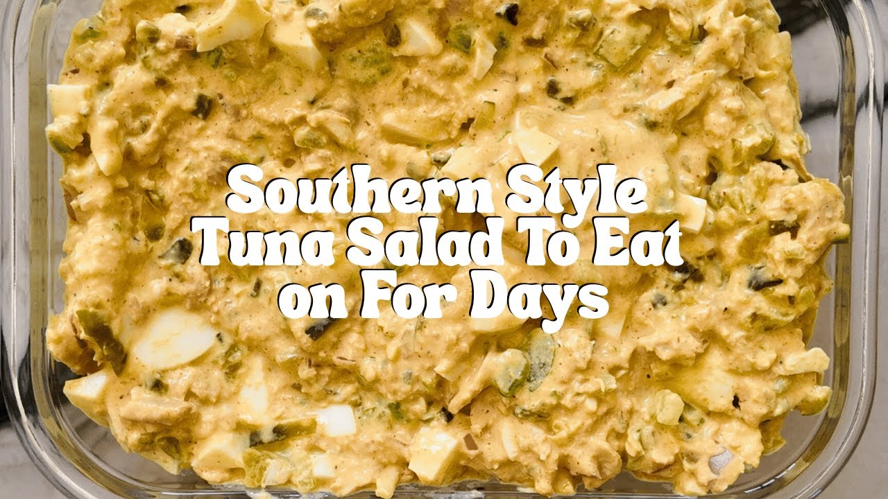 How to Make Southern Style Tuna Salad to Eat on For Days