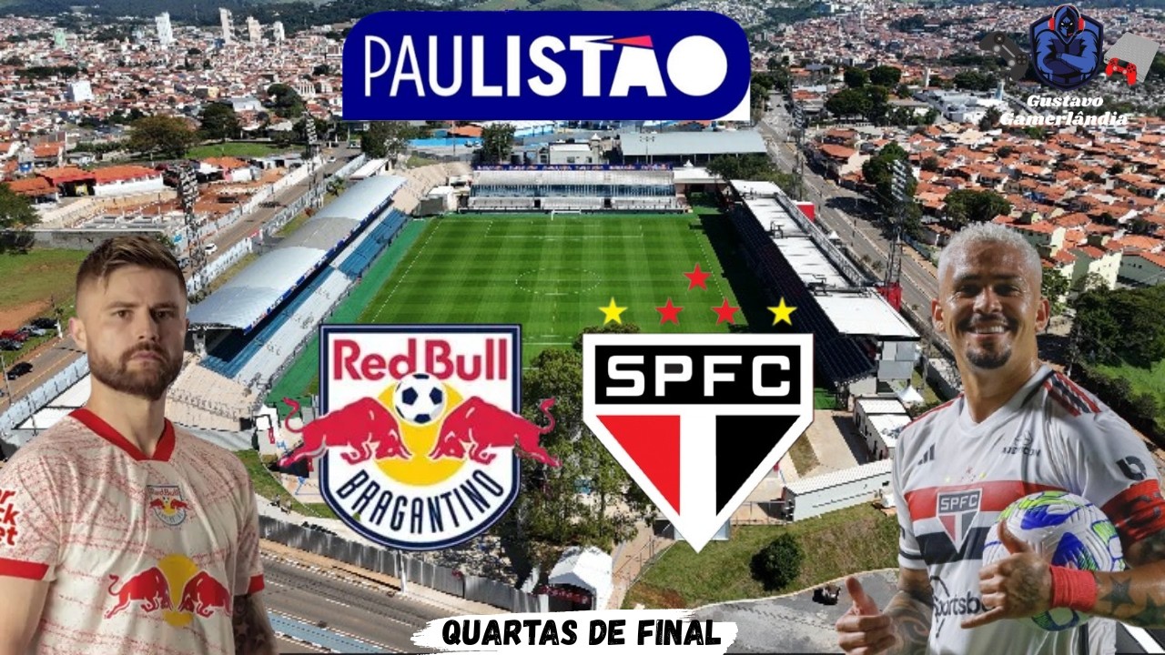 Bragantino x São Paulo | Quartas de Final do Paulistão | Simulação PES Atualizado | PS4