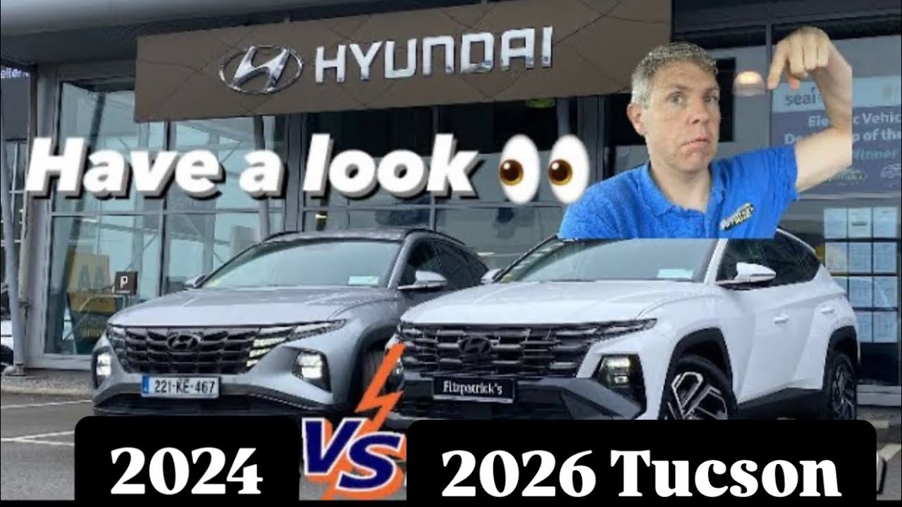 Подробное сравнение Tucson 2024 и 2026 годов по интерьеру и экстерьеру