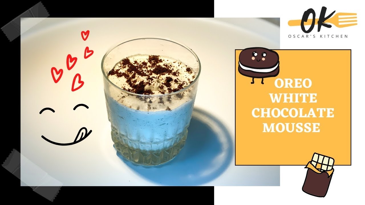 Simple Oreo White Chocolate Mousse
