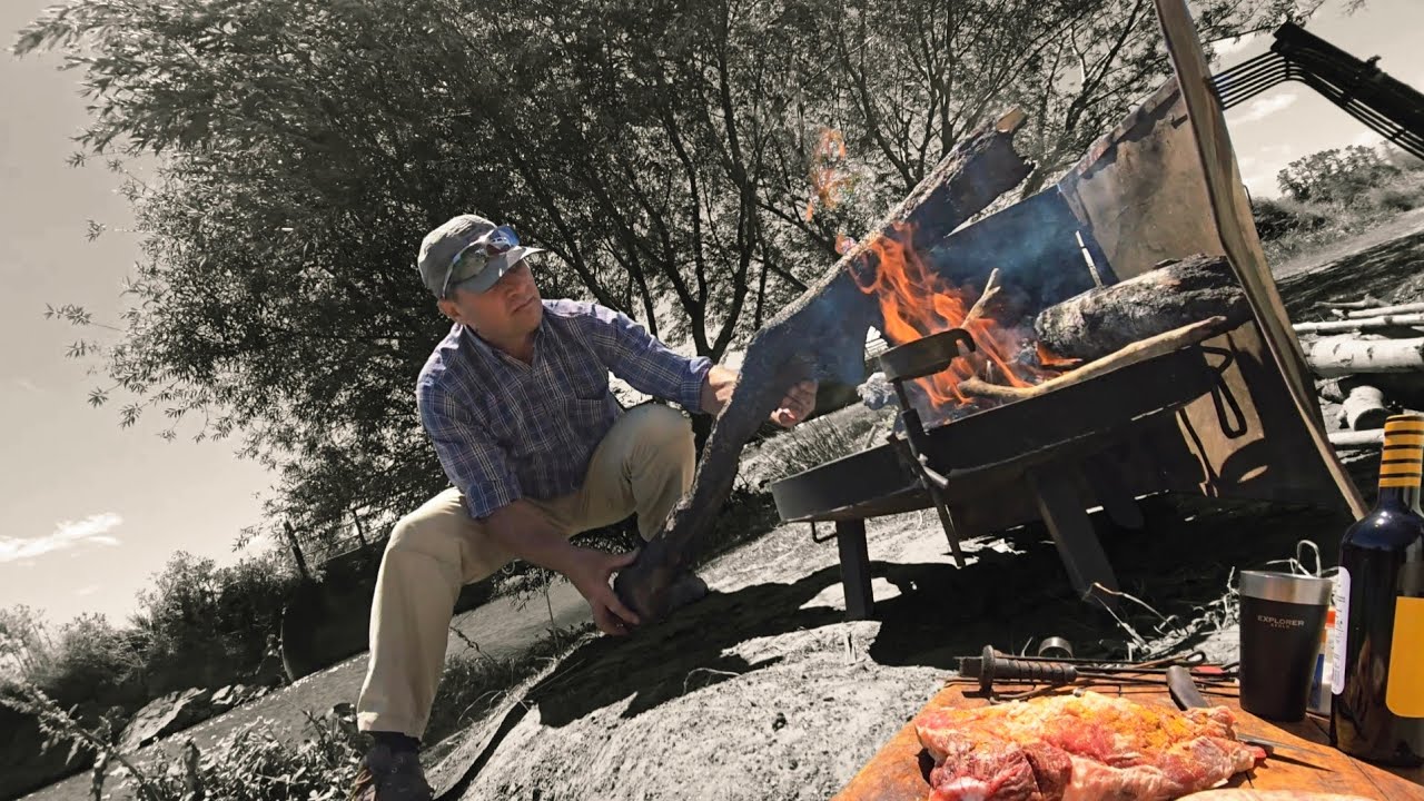 PESCA y COCINA en Arroyo de Los Huesos.  