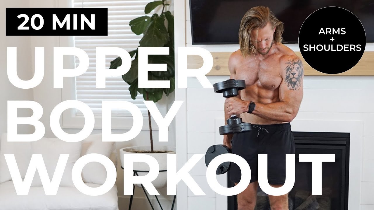 20 Min KILLER Arm and Shoulder Workout | Dumbbell Arm Workout