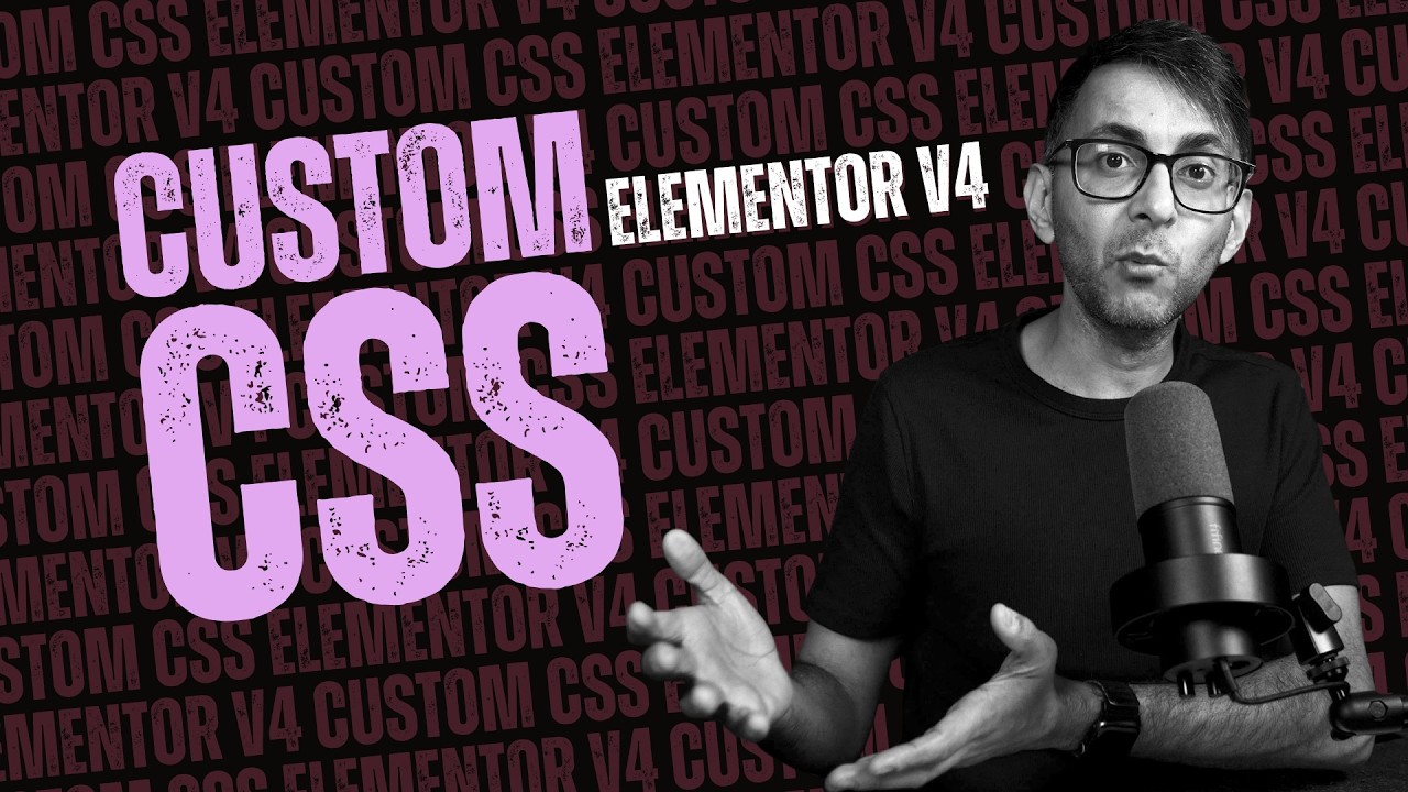 Don't MESS up with Custom CSS - Elementor V4 WordPress Tutorial
