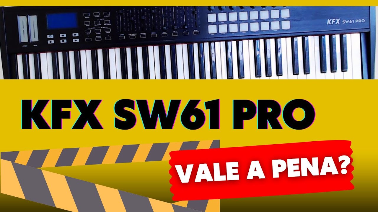 Review e unbox controlador midi KFX SW 61 PRO