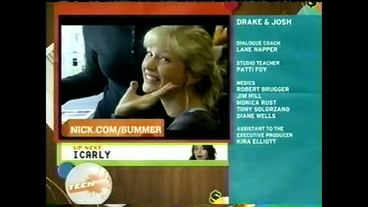 TEENick Split Screen Credits (July 6, 2008)