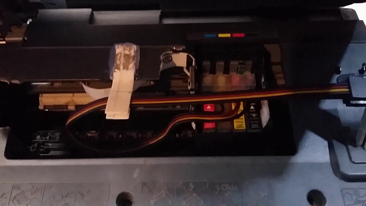 Epson TX109 Принтер не печатает или печатает с полосами обслуживание  Печать на кружках