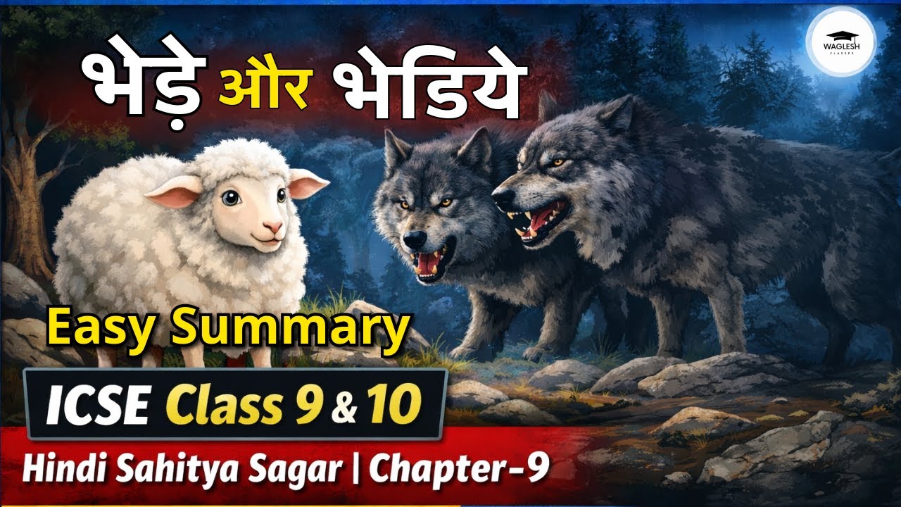 Bhedhe Aur Bhediye 🔥Easy Summary  | ICSE Class 9 & 10 | Hindi Sahitya Sagar​