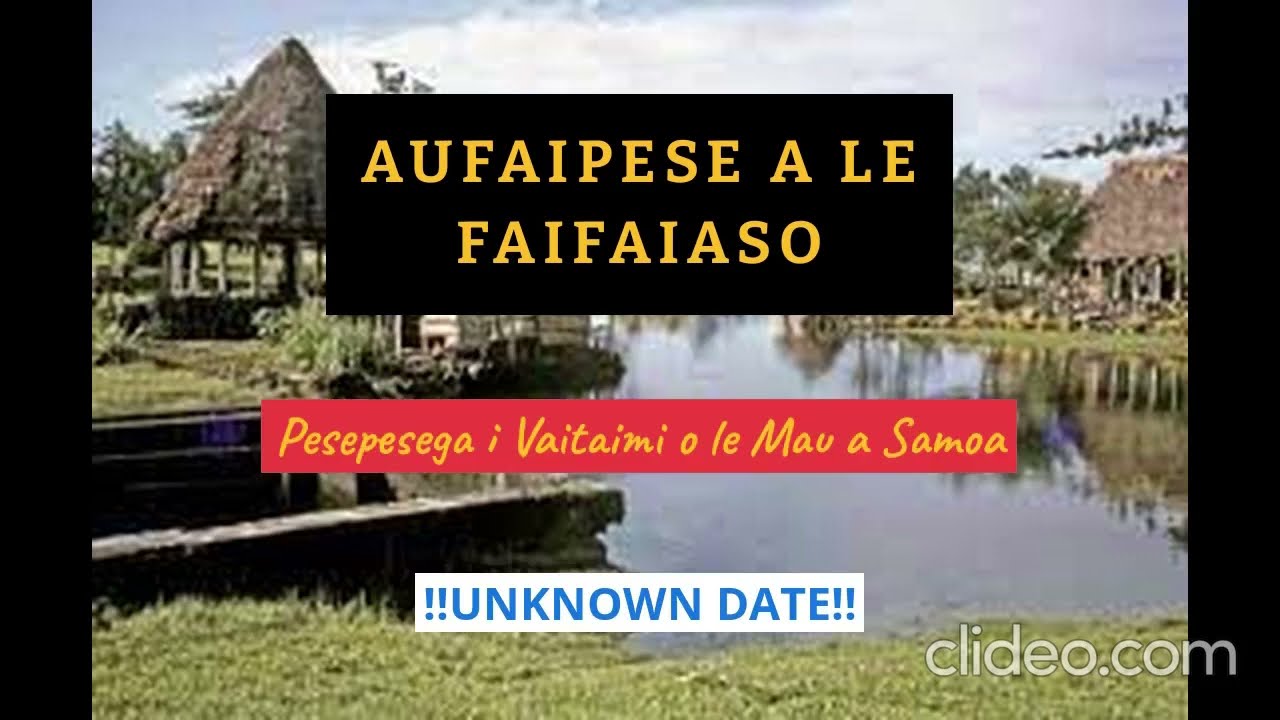 Aufaipese a le Faifaiaso Palauli (1950's or 60s)
