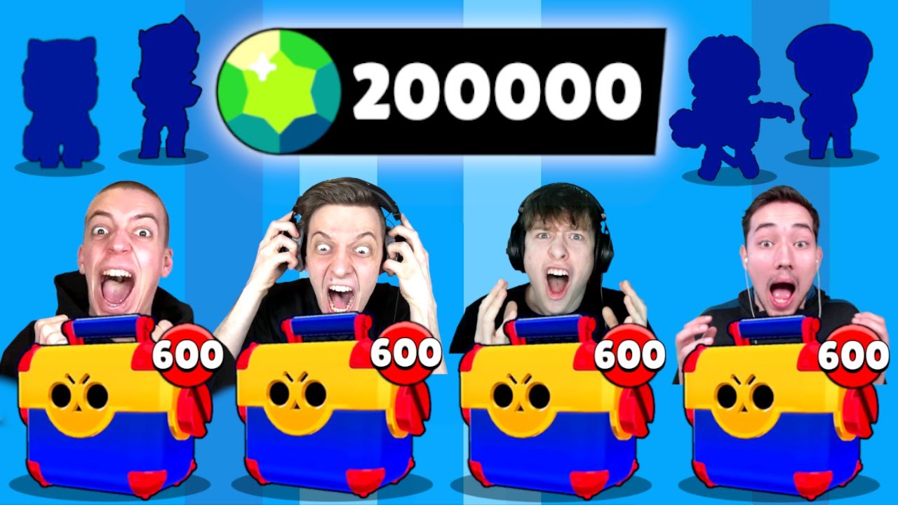 200.000 GEMS💎 MEGA BOX OPENING BATTLE! 20x LEGENDÄRER BRAWLER! 😱 Brawl Stars deutsch