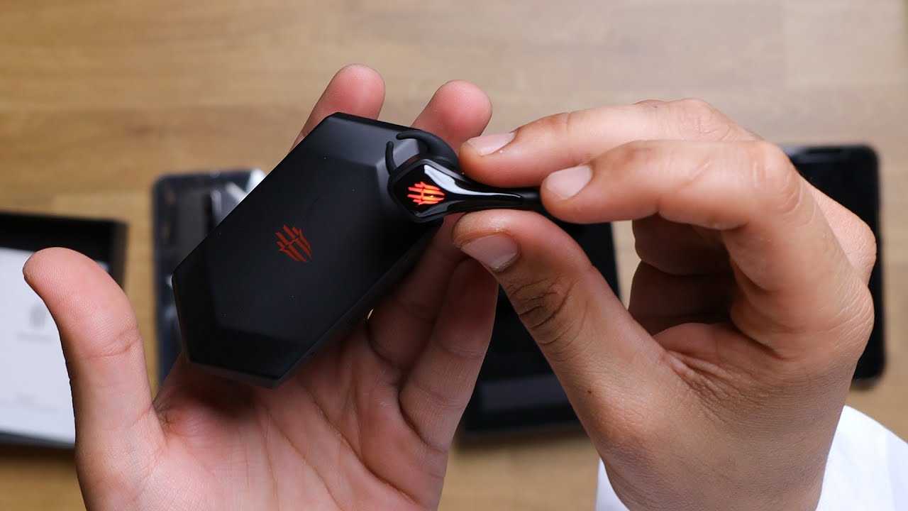 فتح صندوق سماعة نوبيا للقيمينغ unboxing Nubia Redmagic TWS Gaming Earbuds Black