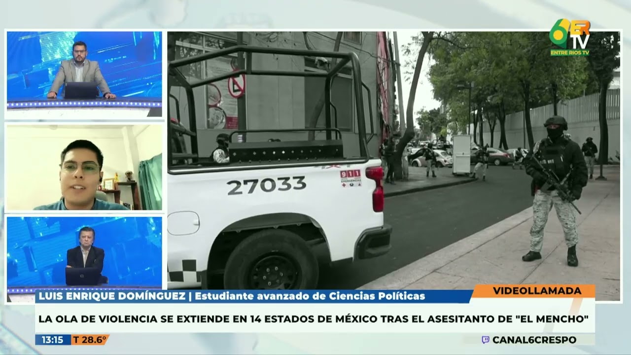 Luis Domínguez - Ola de violencia en México tras el asesinato de 