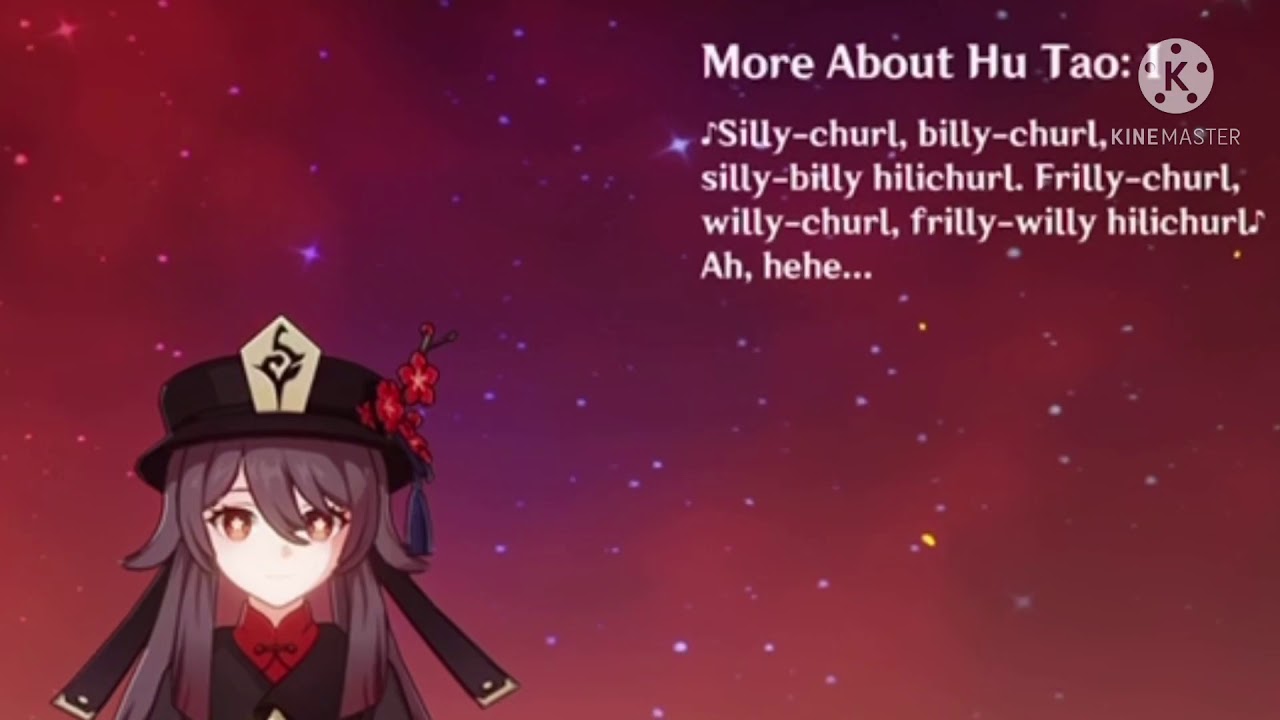 Hu Tao’s Hilichurl song (eng, cn, jp, kr)