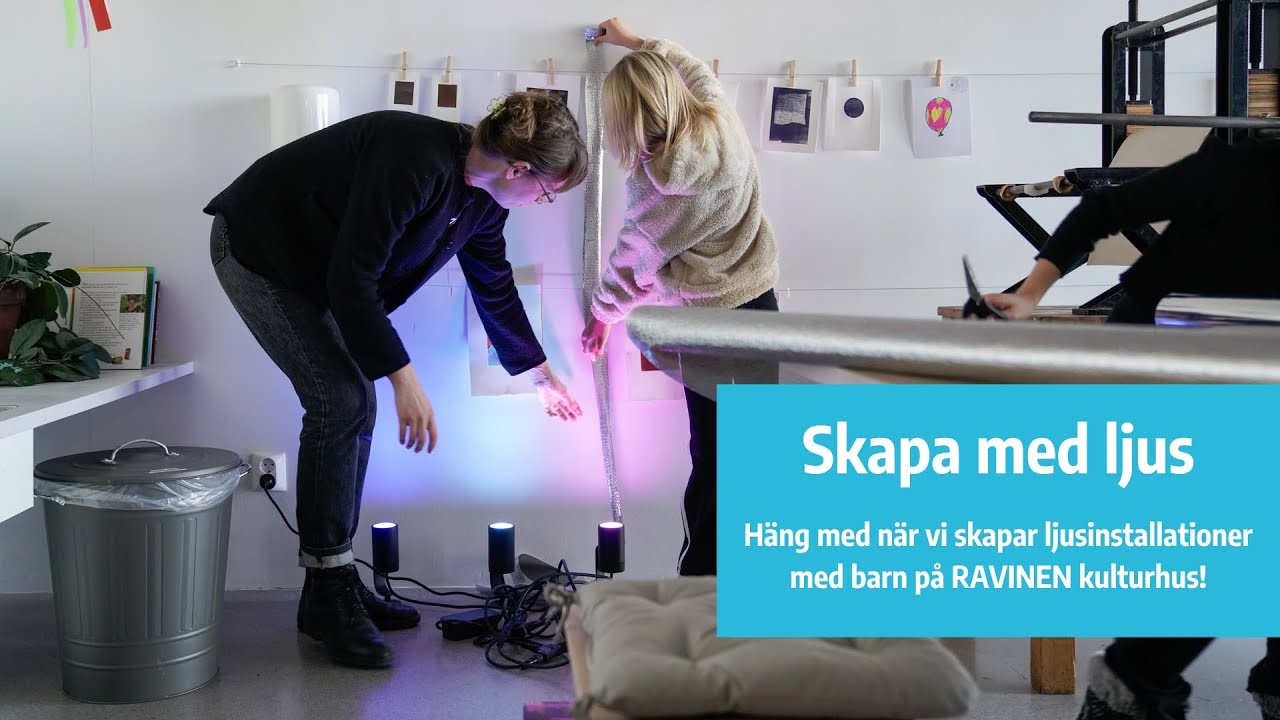 Skapa Med Ljus - ljusinstallationer med barn