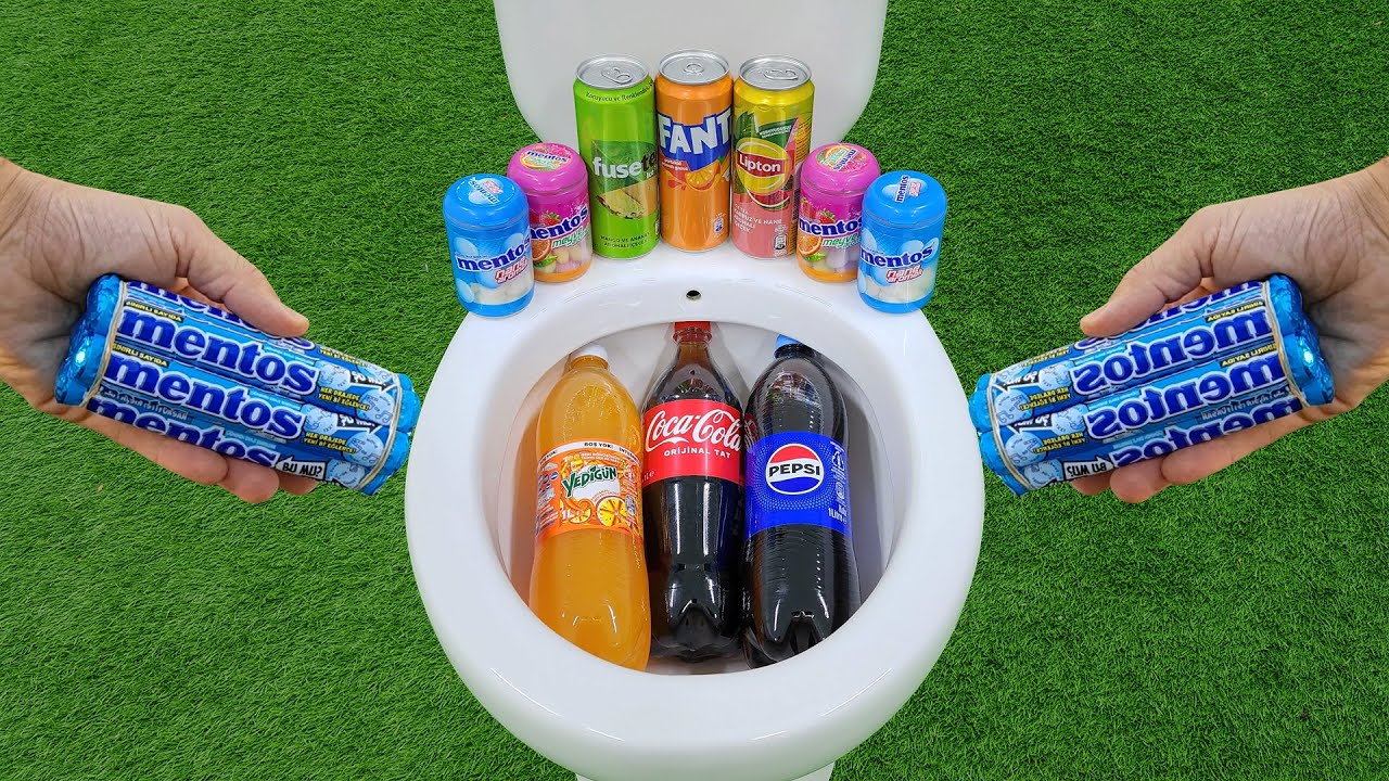 Большие Pepsi, Coca Cola, Yedigün против популярных газировок!!! Fanta, Fuse Tea, Lipton и Mentos...