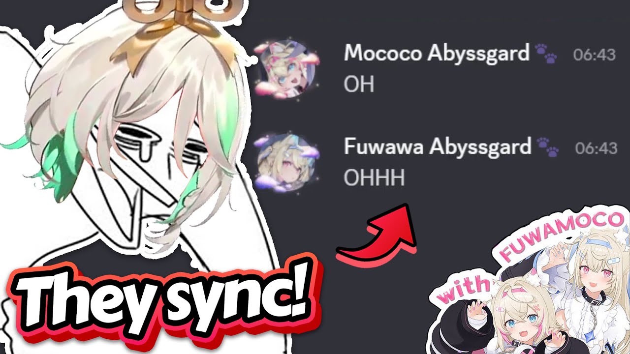 Cecilia was amused by how FUWAMOCO can still sync even in Discord messages