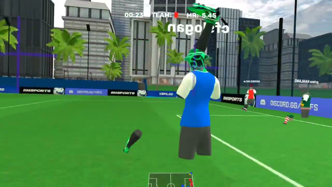 Playing Vrfs with Ronaldo (fake one)