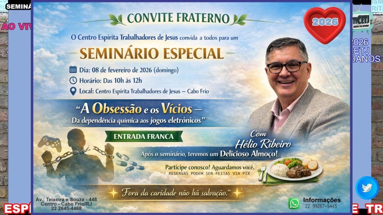 A OBSESSÃO E OS VÍCIOS. DA DEPENDÊNCIA QUÍMICA AOS JOGOS ELETRÔNICOS, com Hélio Ribeiro