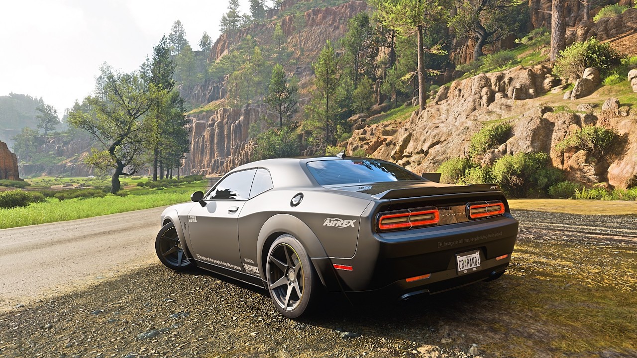 Dodge Challenger SRT Demon - Forza Horizon 5 | Thrustmaster TMX Gameplay