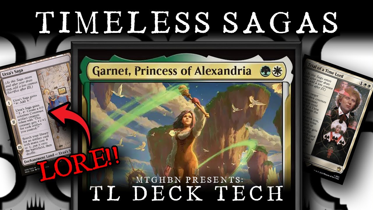 Бесконечные саги! Сага о Селеснии Гарнет, Чародейка | Magic the Gathering - Обзор колоды для Tiny...