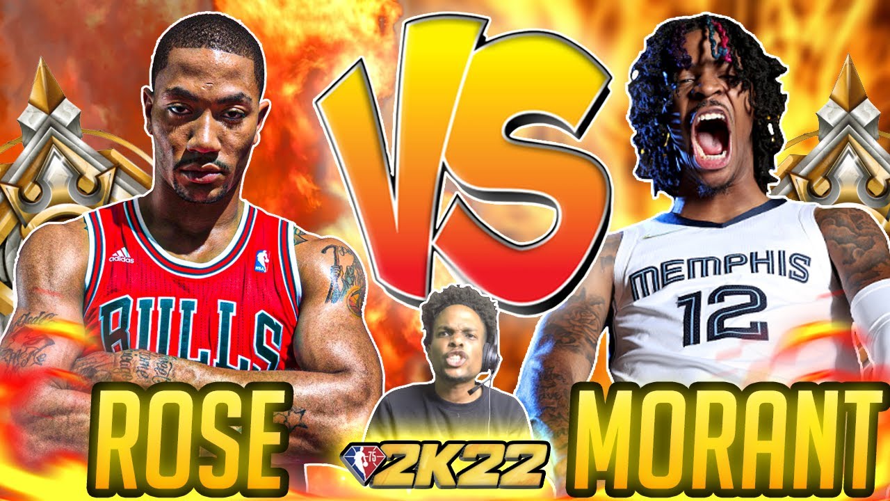 DERRICK ROSE vs JA MORANT!! NBA 2K22 NEXT GEN MyNBA