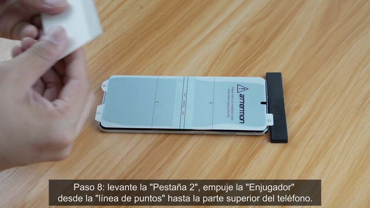 Video de instalación del protector de pantalla TAURI para la serie S20