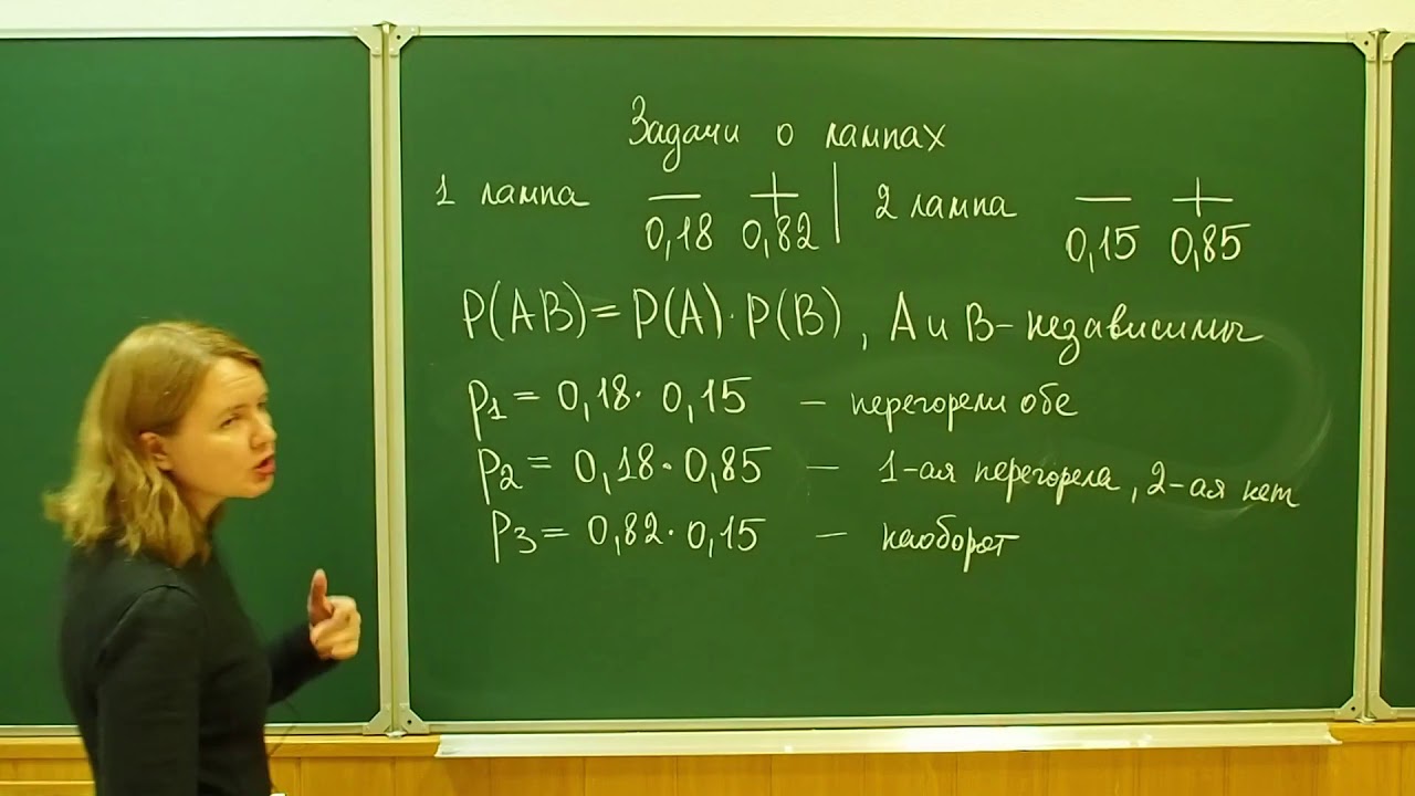 Задача о лампах | Теория вероятностей | ЕГЭ по математике