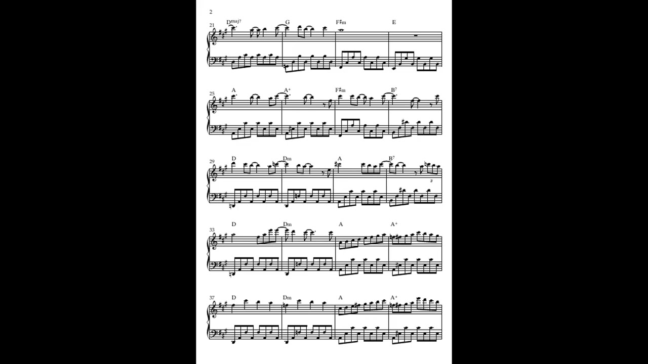 Love by Wave to Earth (complete piano sheet music)