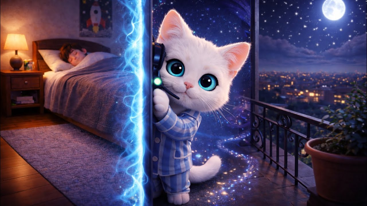 😲🙀What does your cat hide when you sleep?😿 #animation #cartoon #cat #funny 