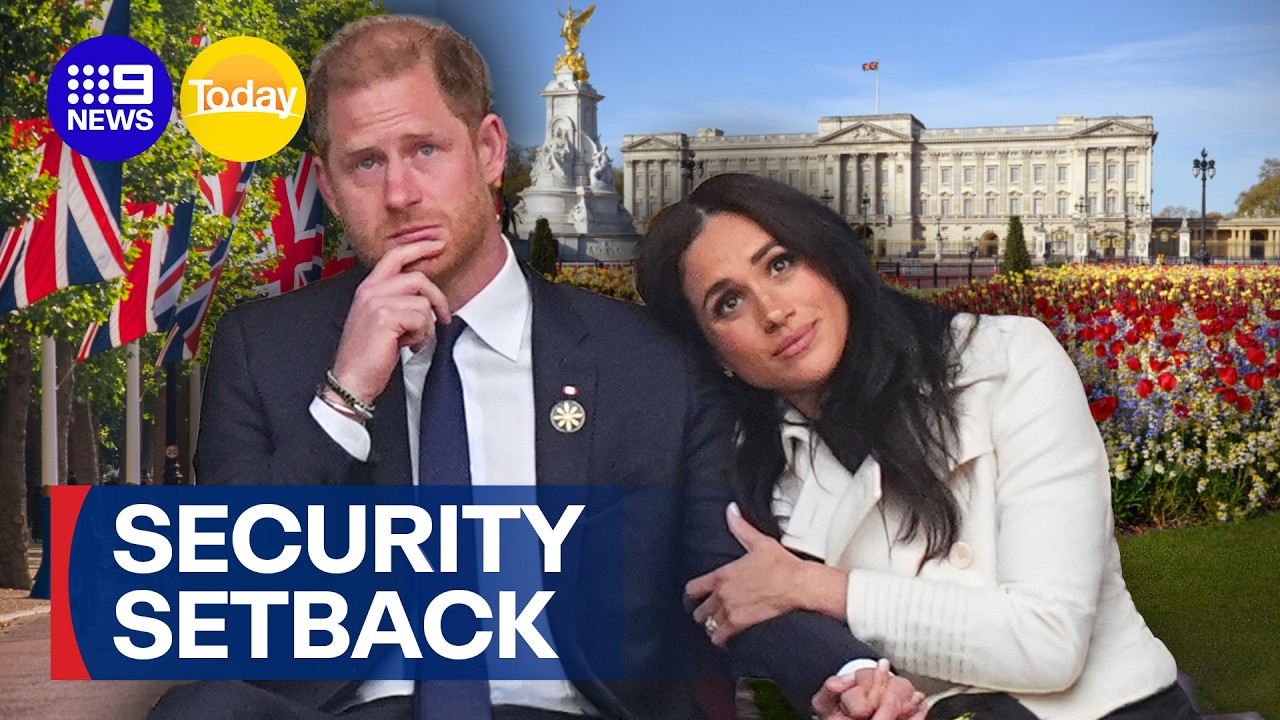 Harry & Meghan's UK trip threatened | 9 News Australia
