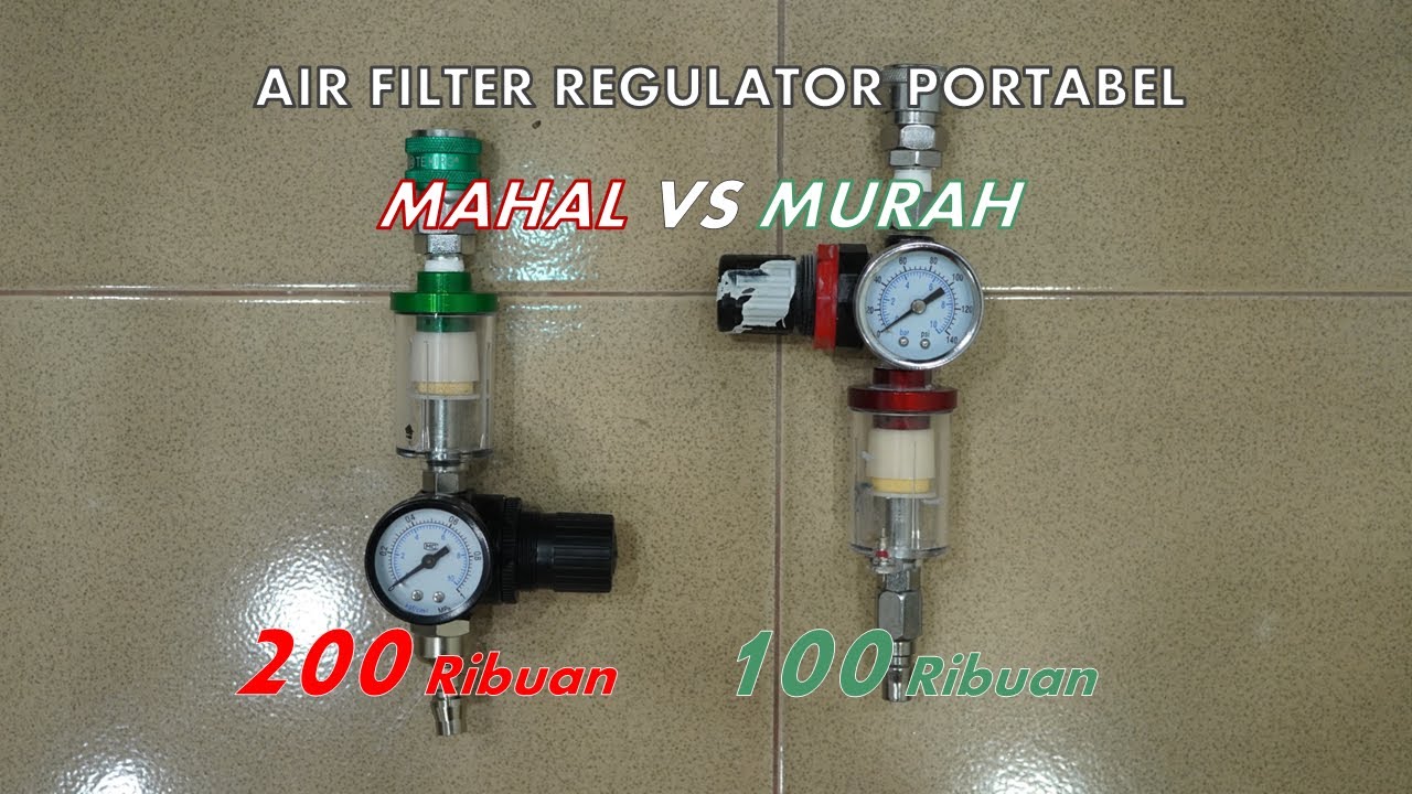 Manometer MAHAL vs MURAH | Air Filter Regulator Portabel