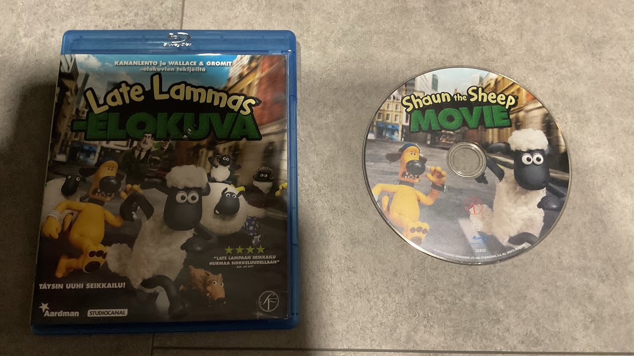 Shaun the Sheep Movie Finnish Blu-ray Walkthrough