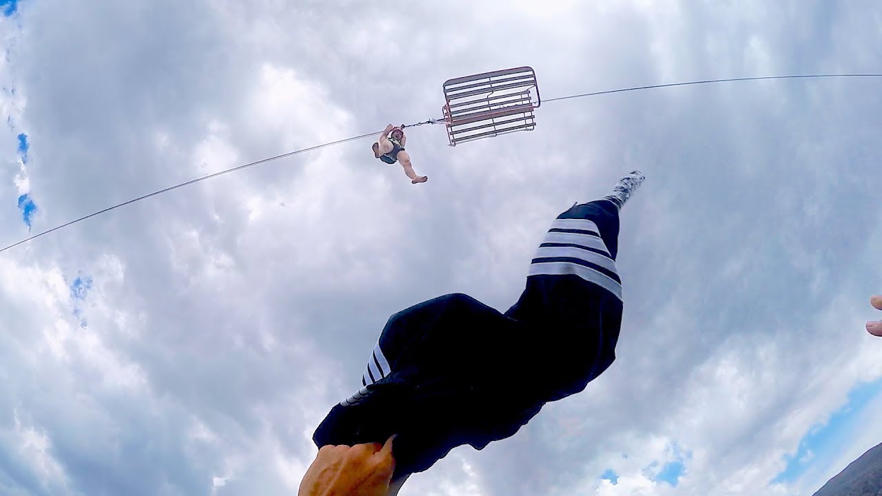 Who needs pants? - BASE jumping PRANK