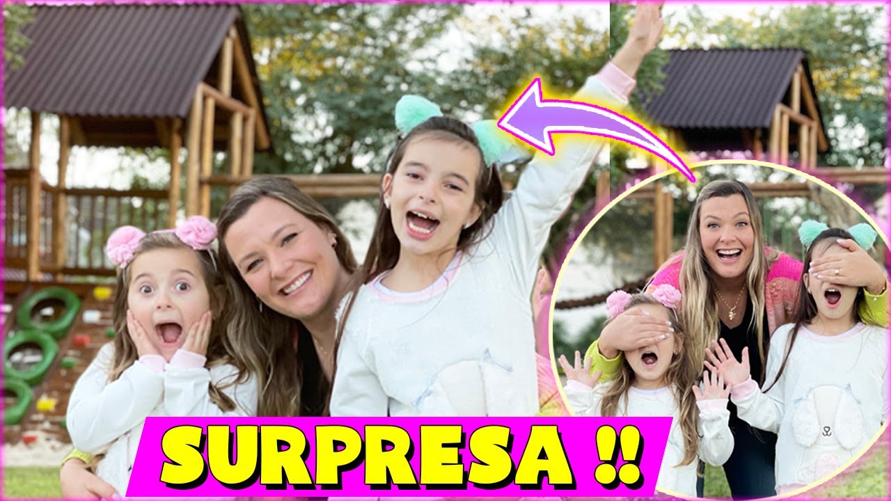 FIZEMOS UMA SURPRESA PARA AS CRIANÇAS ❤️ JÉSSICA GODAR, LAURINHA E HELENA E GABRIEL