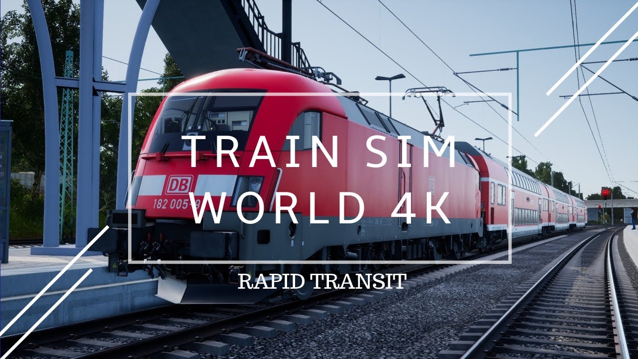 Train Sim World: Rapid Transit - A complete run in a DB BR182 (4K)