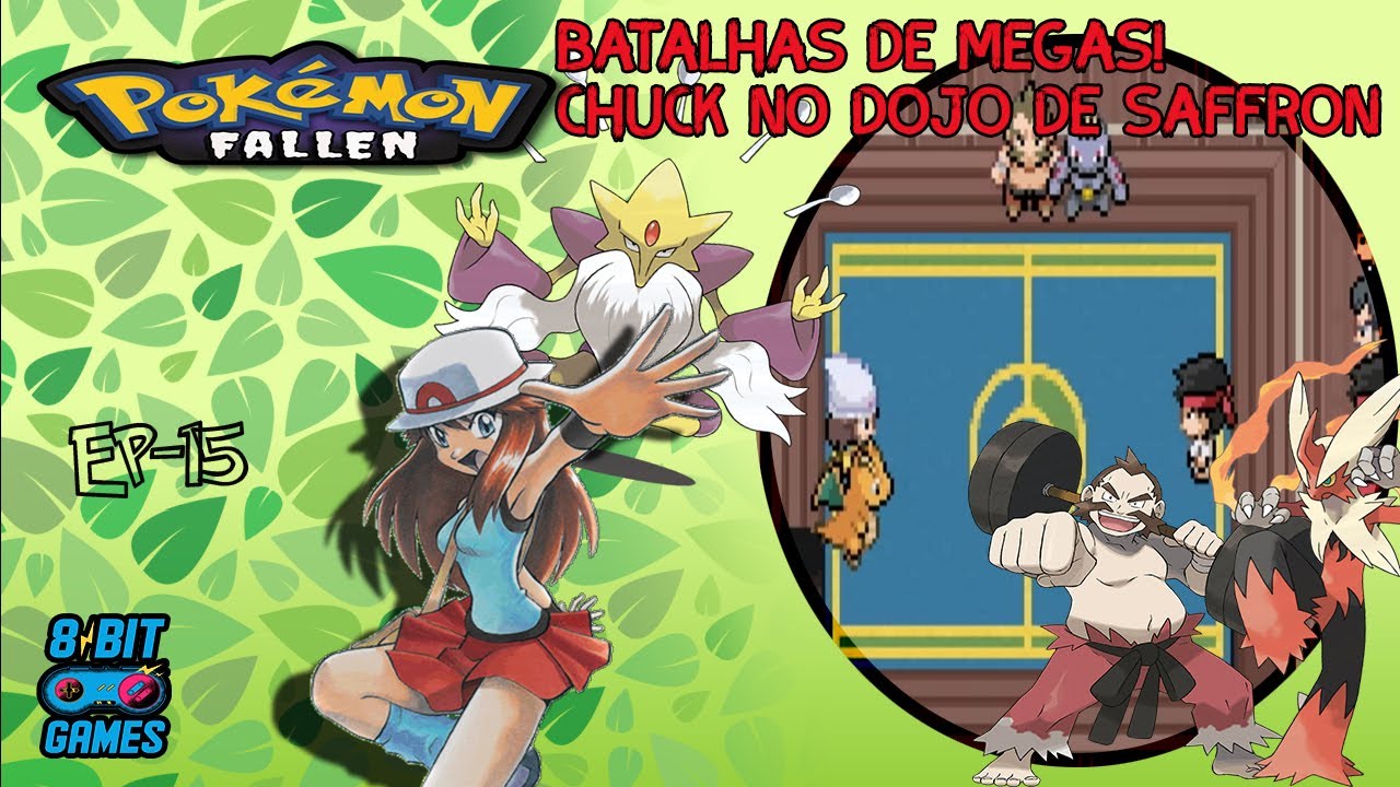 #Pok&eacute;Fallen - Desafio no dojo de Saffron! Chuck  &eacute; insano!? SHINY TYROGUE? S&oacute; vem, ta bruto! EP-15