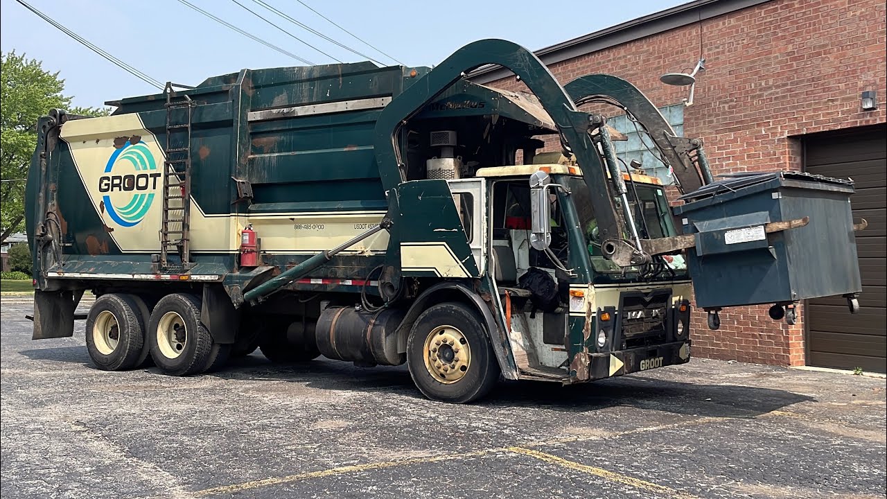 3 Commercial Front Loader Garbage Trucks
