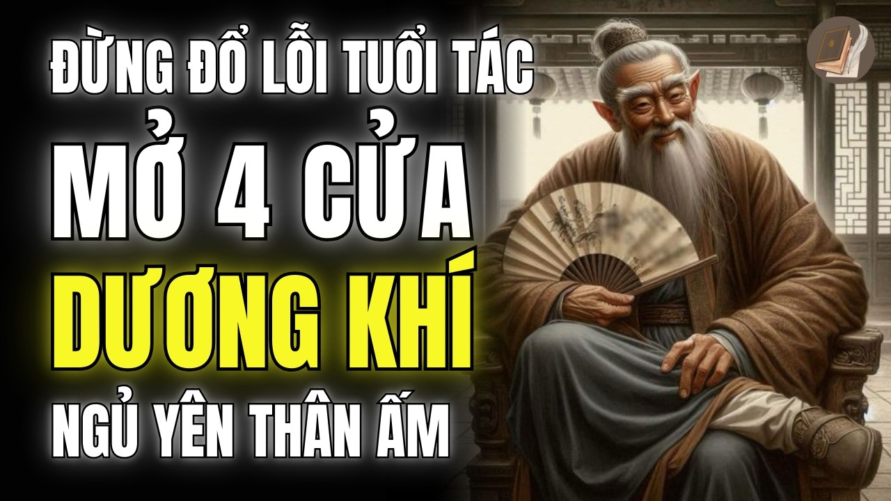 Sau tuổi 50, dương khí suy dần – Mở 4 cánh cửa giúp ngủ yên, thân ấm hơn