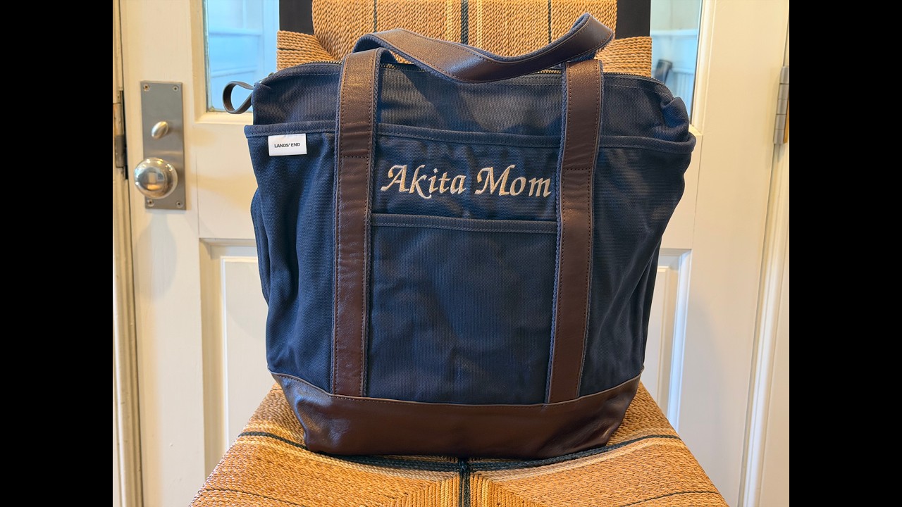 Lands End Waxed Cotton Canvas Tote Handbag, 8_29_26 kumason.com