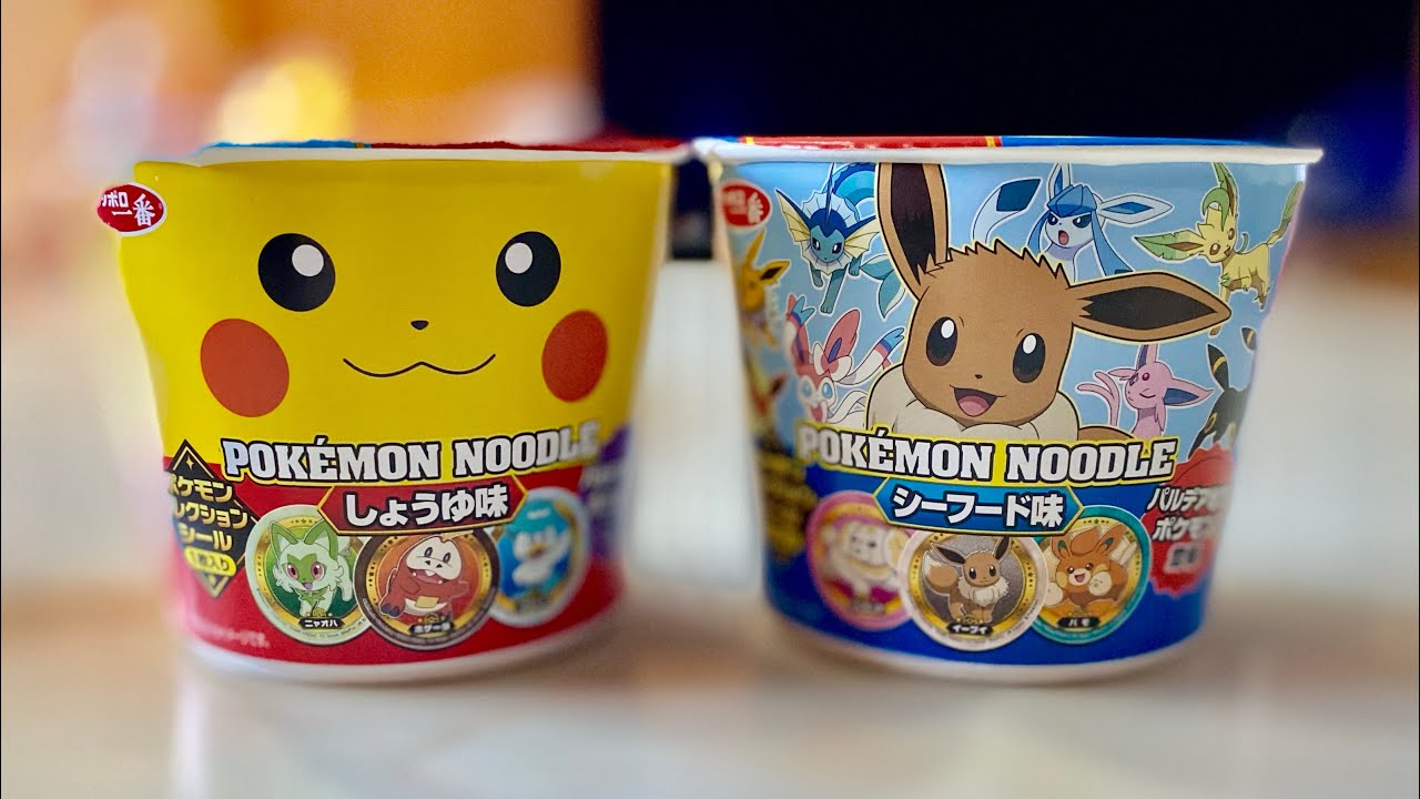Pokemon Instant Noodles From Japan