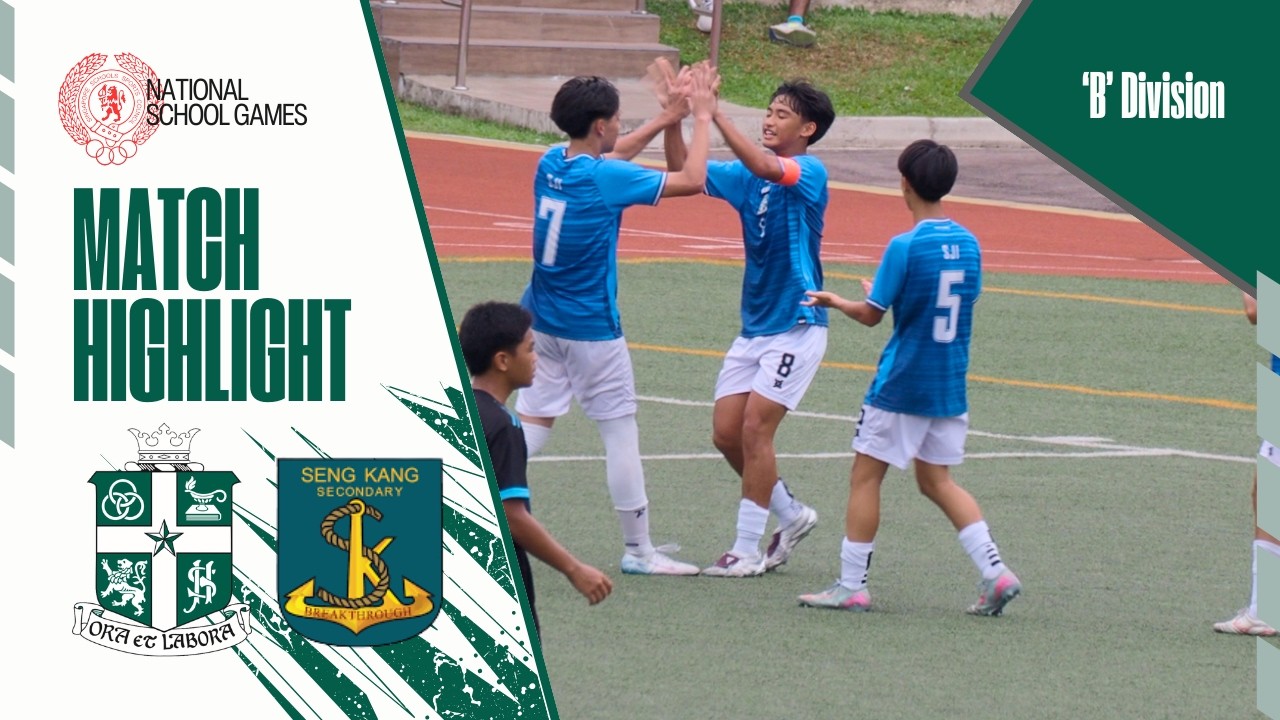 HIGHLIGHTS | ⚽️ NSG 'B' Div | St Joseph's Institution (SJI) vs Seng Kang Sec School | 12Feb26