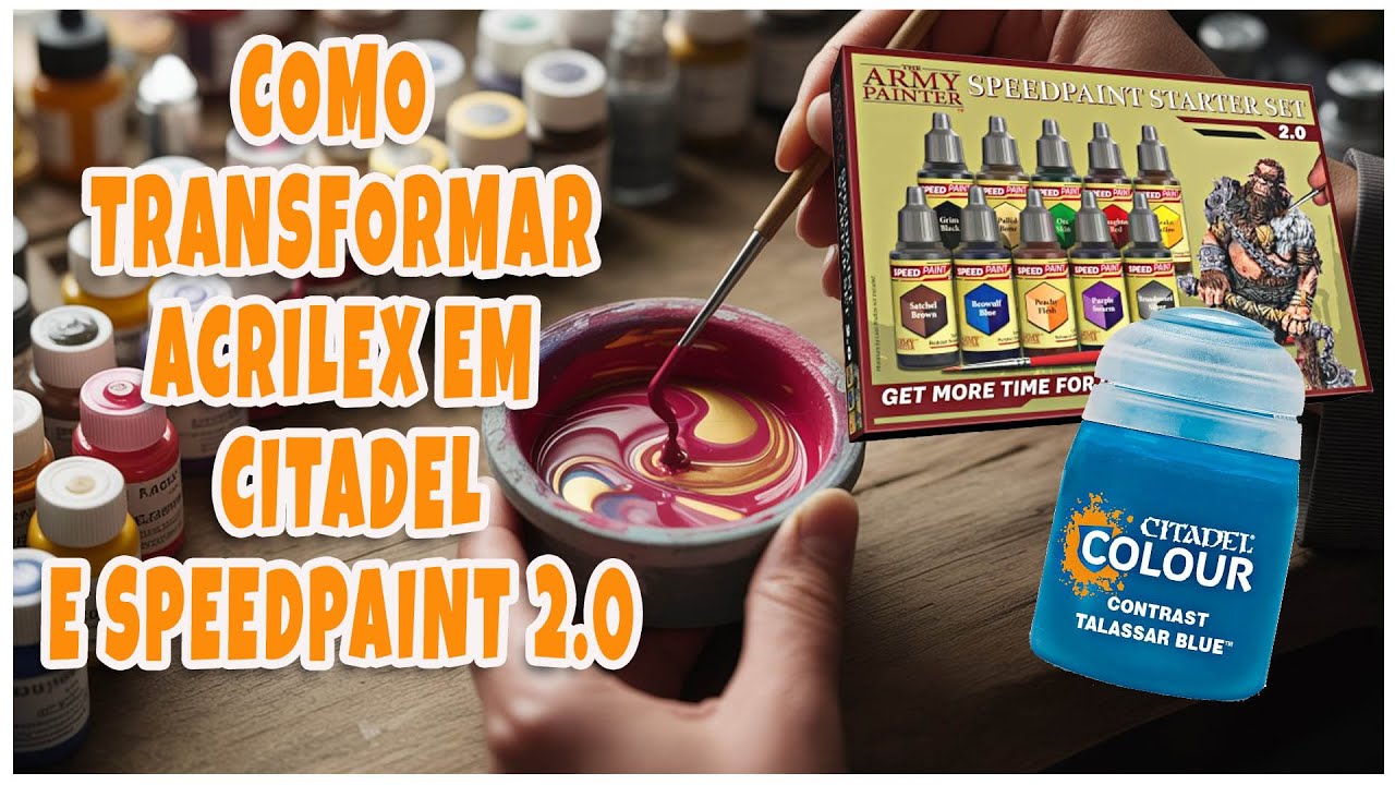 Transforme Acrilex Em Tintas De Contraste Receita Incontest&aacute;vel