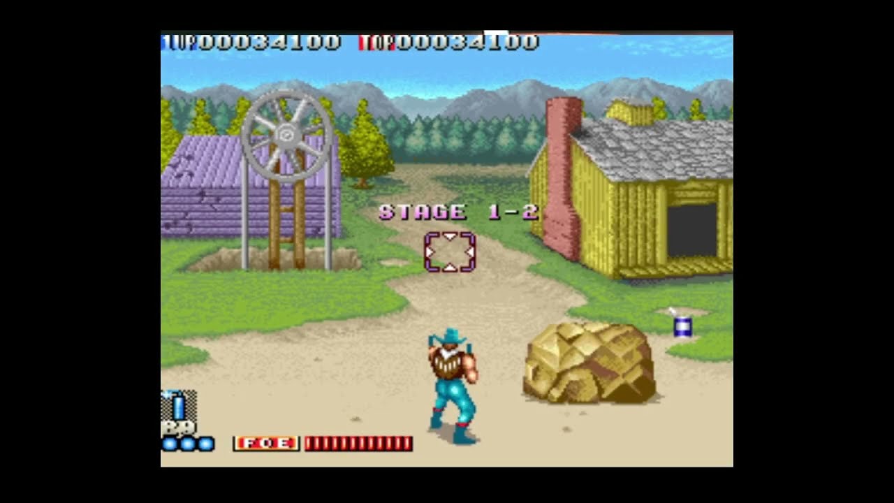 블러드브로스 (Arcade/ 1990년) 원코인 클리어 #카발2 #retro #arcade #retrogaming #고전게임 #파이트케이드 #도스게임 #win95 #win98