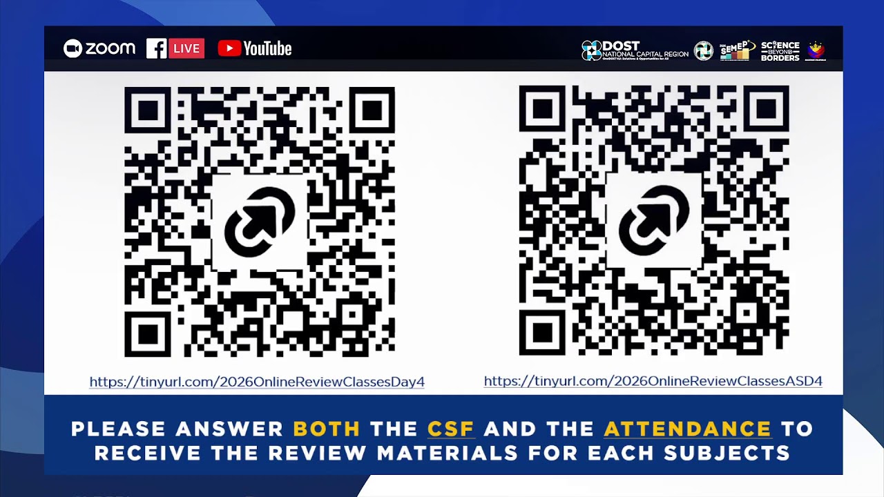 2026 DOST SEI Undergraduate Scholarship Online Review Class