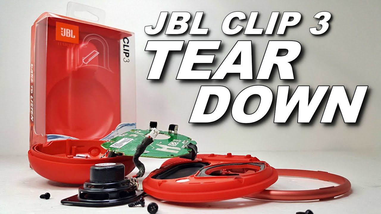 JBL CLIP 3 ПОЛНАЯ РАЗБОРКА