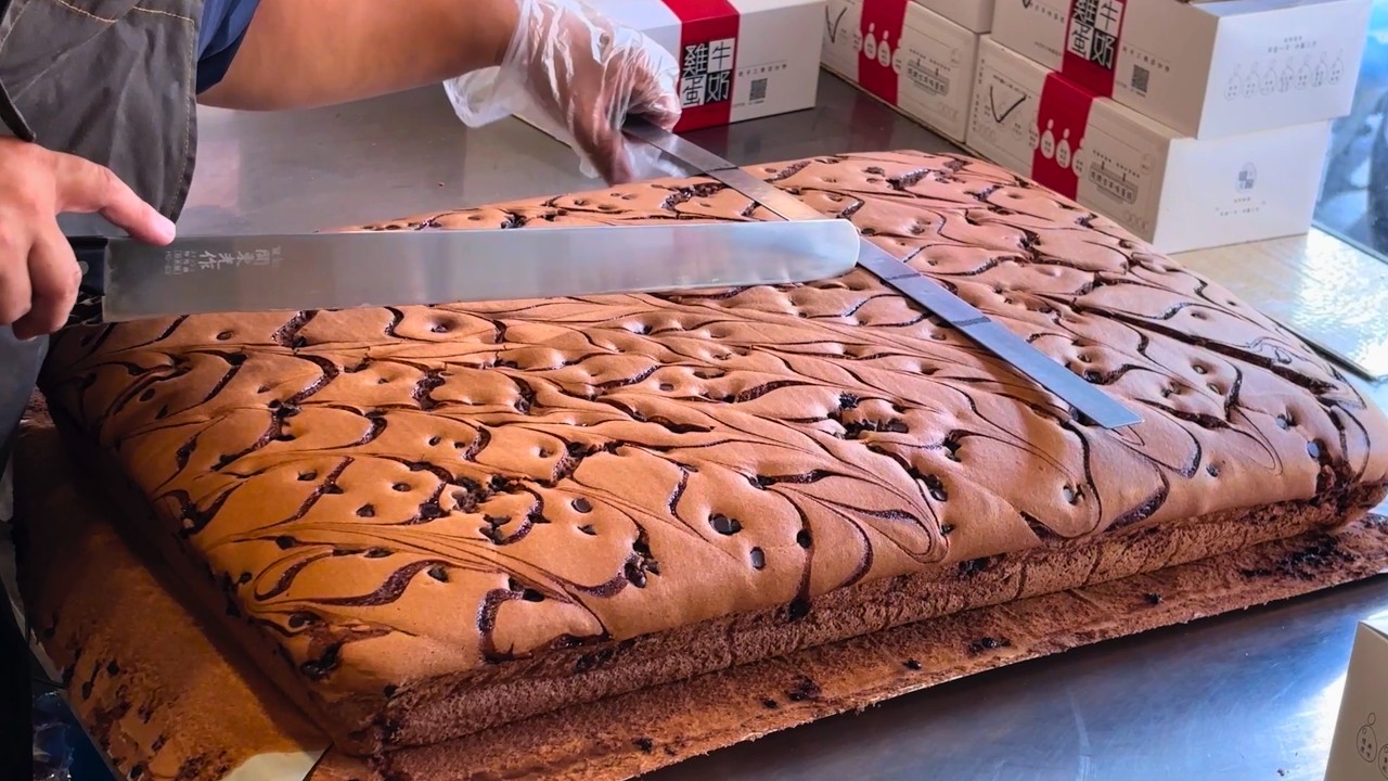 Потрясающе воздушно! Традиционный японский торт Кастелла на Тайване