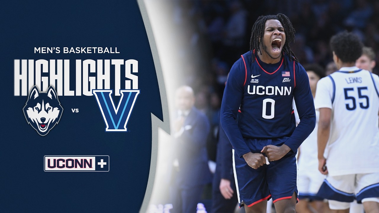 HIGHLIGHTS | No. 5 UConn Runs Past Villanova With Big Second Half