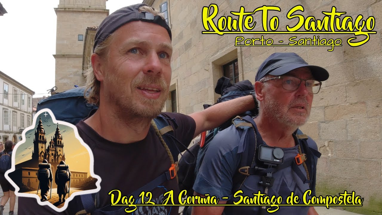 Route To Santiago Dag12, The Final!: Van A Coruña naar Santiago de Compostela