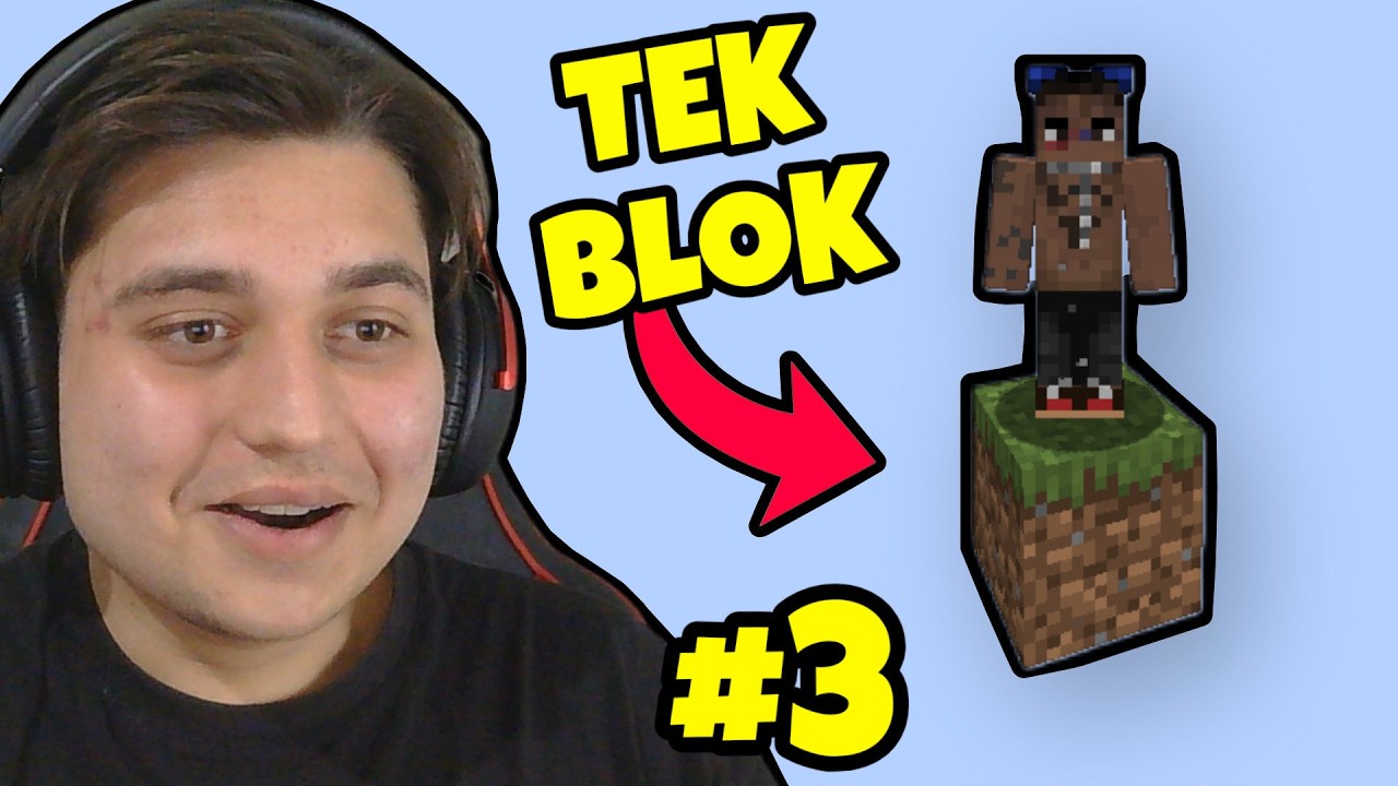 BUGÜN EN ÖNEMLİ GÜN!! 🤯 Tek BLOK Minecraft #3