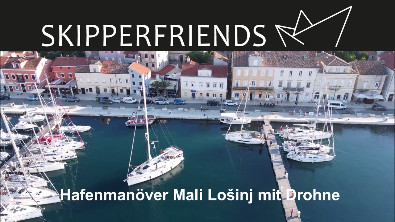 Hafenman&ouml;ver Mali Lo&scaron;inj 2025 mit Drohne