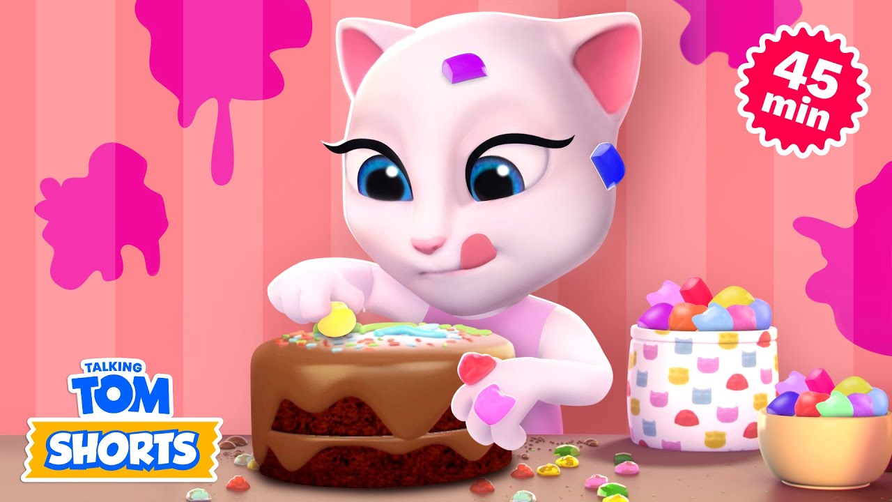 Angela’s Kitchen Disasters 😂🍰 Talking Tom Shorts Compilation